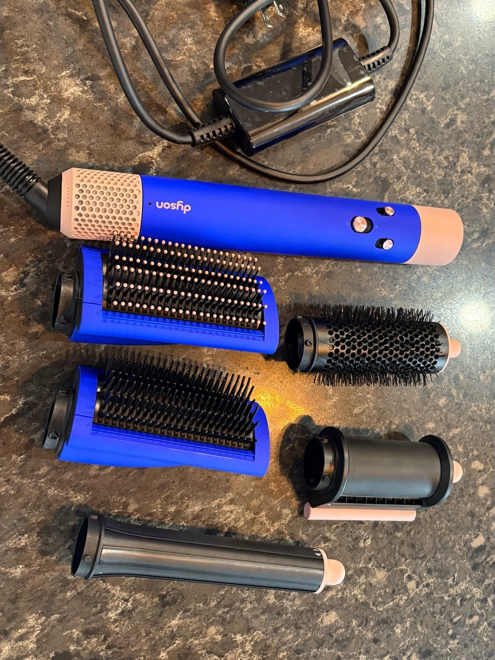 Dyson Blue and Pink Multi-Attachment Hair Styler